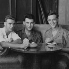 Afternoon Tea - Catholic Club Verandah - 1954