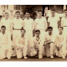 Combined Schools cricket team in 1950