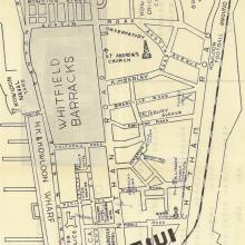 Sketched Map of Tsim Sha Tsui, 1930s or 1940s