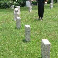 Gravestones in Stanley Cemetery