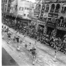 Coronation Parade 1953 Nathan Rd Ladies with banners