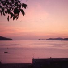 1950s View from Repulse Bay out to Round Island, Fred Evans' photos