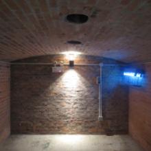 Brick Lined Room Inside Lei Yue Mun Pass Battery