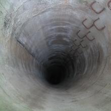 South Ventilation Shaft - Looking down