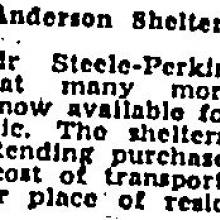 1941 Anderson Shelter