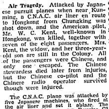 1940 CNAC Air Crash