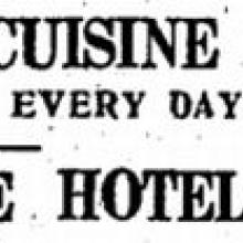 1940s Metropole Hotel Advert