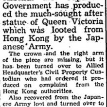 1946 Queen Victoria Statue