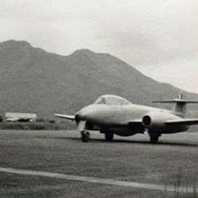 RAF Meteor at Sek Kong