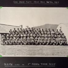 R.E.M.E. Light aid detachment to 1st Royal Tank Reg. Sek Kong 1957