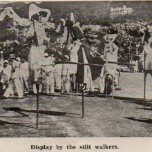 1937 Coronation stilt walkers.png
