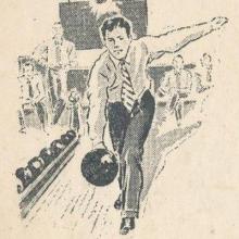 1938 Hong Kong Bowling Alleys' Advertisement