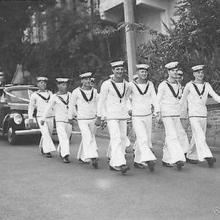 1940 Naval Wedding - Garden Road