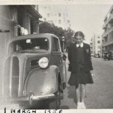 1950 Lindy in KGV uniform Cameron Road.jpg