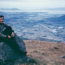1967 HK NT John over Sek Kong