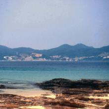 2000 - view across Mirs Bay from Tung Ping Chau