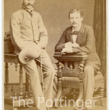 c.1875 - Two western men