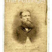 c.1868 - Western man with a splendid beard!