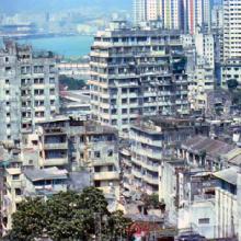 1979 - view from Harmony Court, Tai Hang Road 