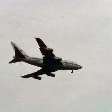 1990 - arriving at Kai Tak airport