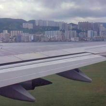 1982 - take off to the west from Kai Tak Airport