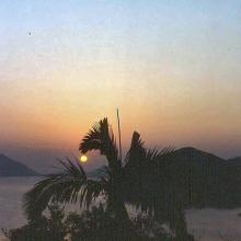 1988 - sunset at Repulse Bay