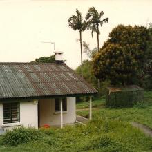 Sek Kong Village bungalow, front garden