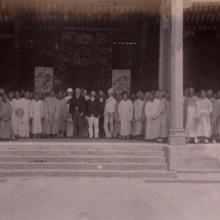 Sir Henry Blake at the Ancestral Hall of Tang Clan in Ping Shan 1899