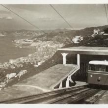 Peak Tram-Station on the Line 1950s