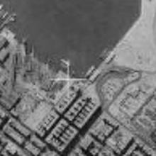 Hung Hom Ferry Piers aerial view 1964 