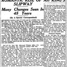 Ah King Slipway-A history
