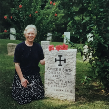 Grace Smith's grave in Hong Kong