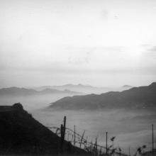Battys dawn mists over Wan Chai.