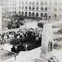 Unveiling of the Cenotaph, Statue Square, Hong Kong (香港) (2)
