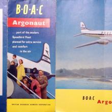 BOAC Argonaut leaflet a.