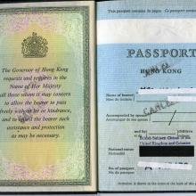 British Passport-Hong Kong-inside pages