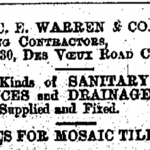 C.E. Warren & Co. Hong Kong Daily Press page 1 24th September 1902.png