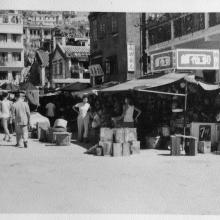 Street  Market in Victoria-1957-but where?