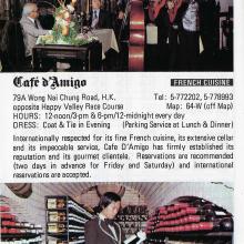 Cafe d'Amigo 1980