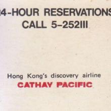 Cathay Pacific Service