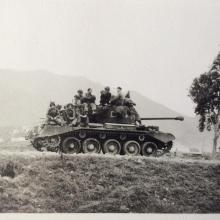 With Comet Tanks 1957-58 Sek Hong.