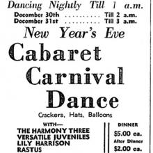 CHANTECLER Restaurant-Pre-war activities-29-12-1939