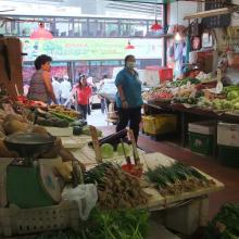 Yau Ma Tei Market Interior (Vegetables)