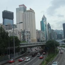 Wanchai from Victoria Park Road