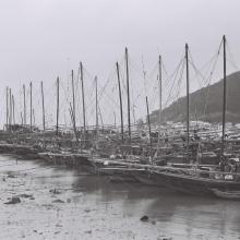 Fishing craft at anchor, Tai O, 1978
