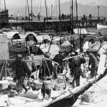 1902 The Wharves at Hong Kong