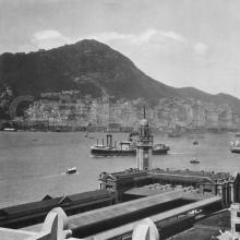 View of Hongkong island from TST