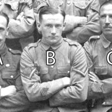 RGA soldiers A, B, C