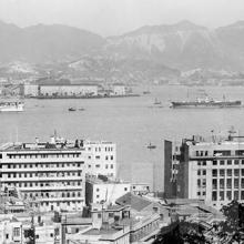 c.1937 View over Wanchai and the harbour towards Kowloon