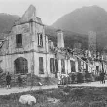 Jebsen & Co. Godown at West Point after the 1906 Typhoon